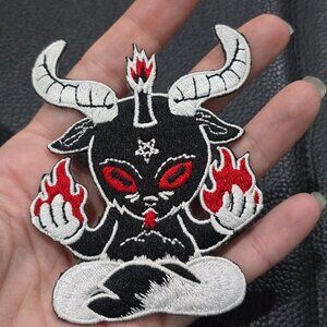 Killstar ✦ Hottie Patch ✦ Occult Cute Demon Flames Embroidered OS